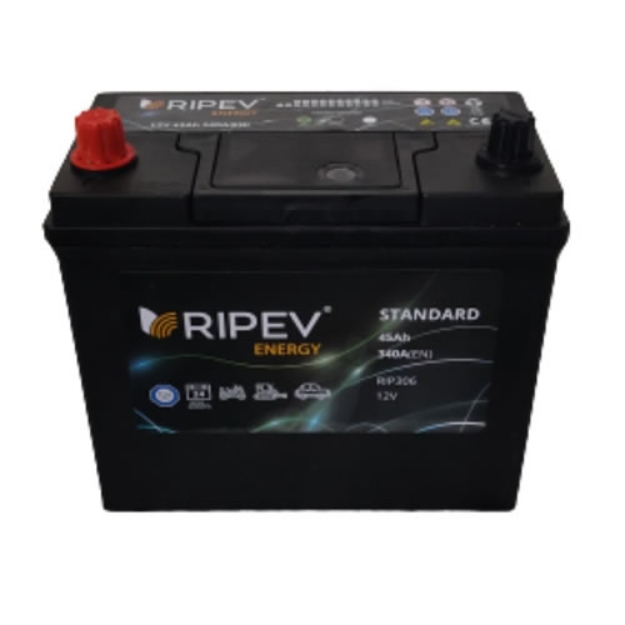 Imagen de BATERIA RIPEV ENERGY 45Ah E 12V 235X130X220