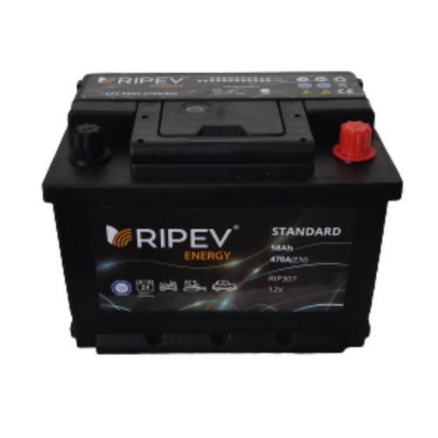Picture of BATTERY RIPEV ENERGY 58Ah D 12V 240X175X175