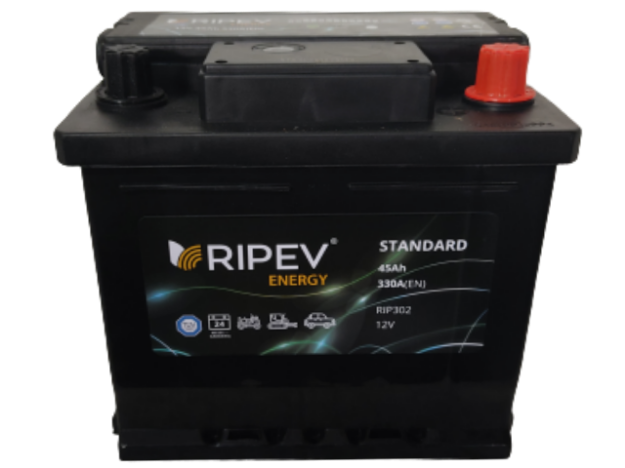 Imagen de BATERIA RIPEV ENERGY 45Ah (Positivo Direita)