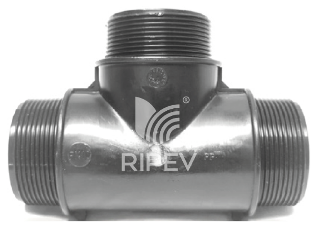 Imagen de TÊ M-M-M 90º 1 1/2” x 1 1/2” x 1 1/2” RIPEV 