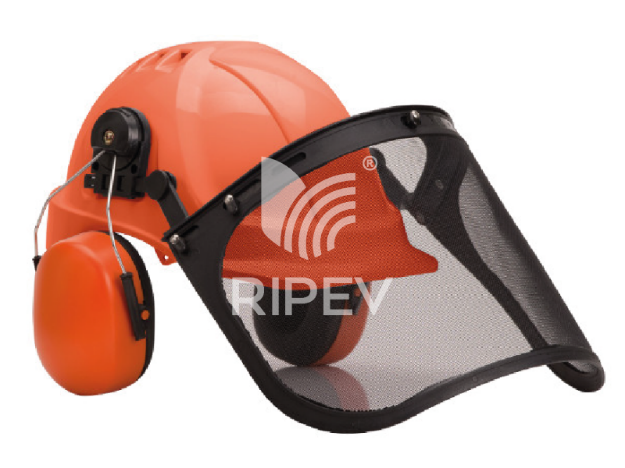Imagen de Casco RIPEV AGRO con visor y auriculares