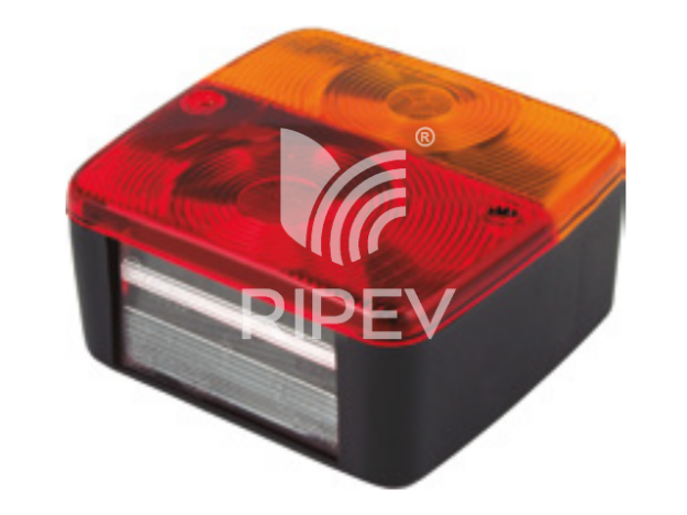 Imagen de VIDRO FAROLIM TRAS DRT/ESQ LARANJA/VERMELHO H.95XL.105