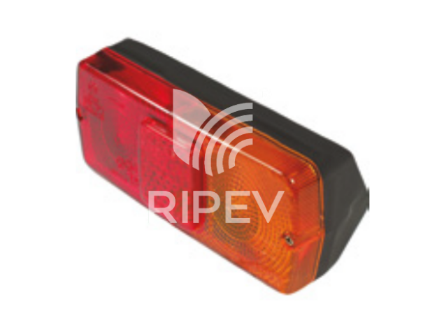 Imagen de FAROLIM TRAS.DRT 3LZ C/BASE INCLINADA LANDINI/M.F C=175XH=75XL=75