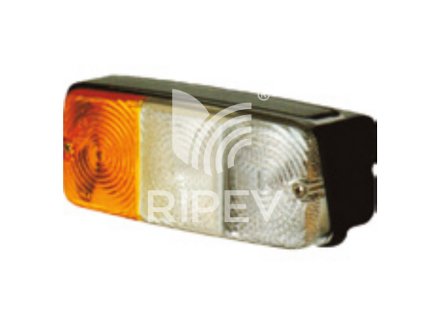 Imagem de FAROLIM FRENTE  DRT-ESQ 2LUZ BRANCO E LARANJA