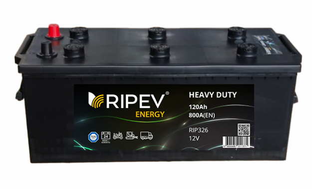 Imagem de BATERIA RIPEV ENERGY HEAVY DUTY 120D 