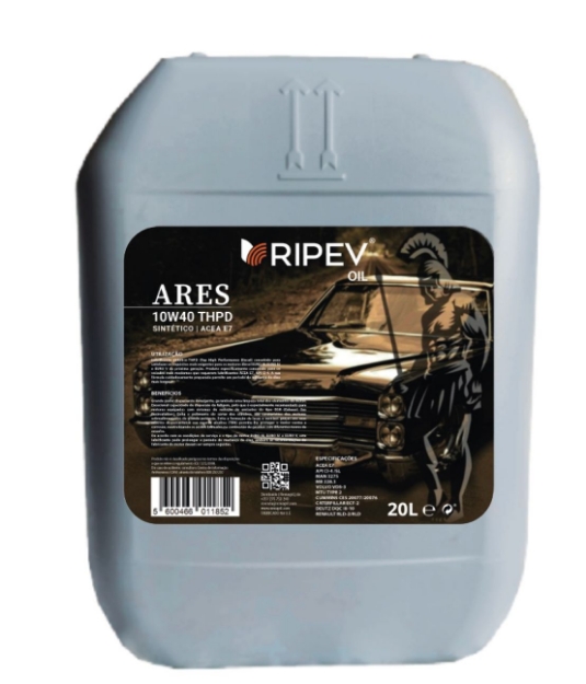 Imagen de RIPEV OIL ARES SINTÉTICO 10W40 E7 (THPD)- 20L