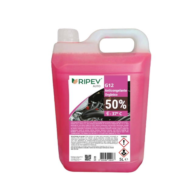 Imagem de Anticongelante Orgânico 50% G12 5LT Rosa