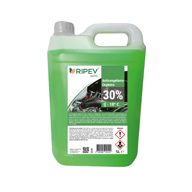 Picture of ORGANIC ANTIFREEZE 5L 30% GREEN